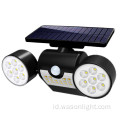 Solar Powered Head Spotlight, Lampu Dinding Keamanan Banjir
